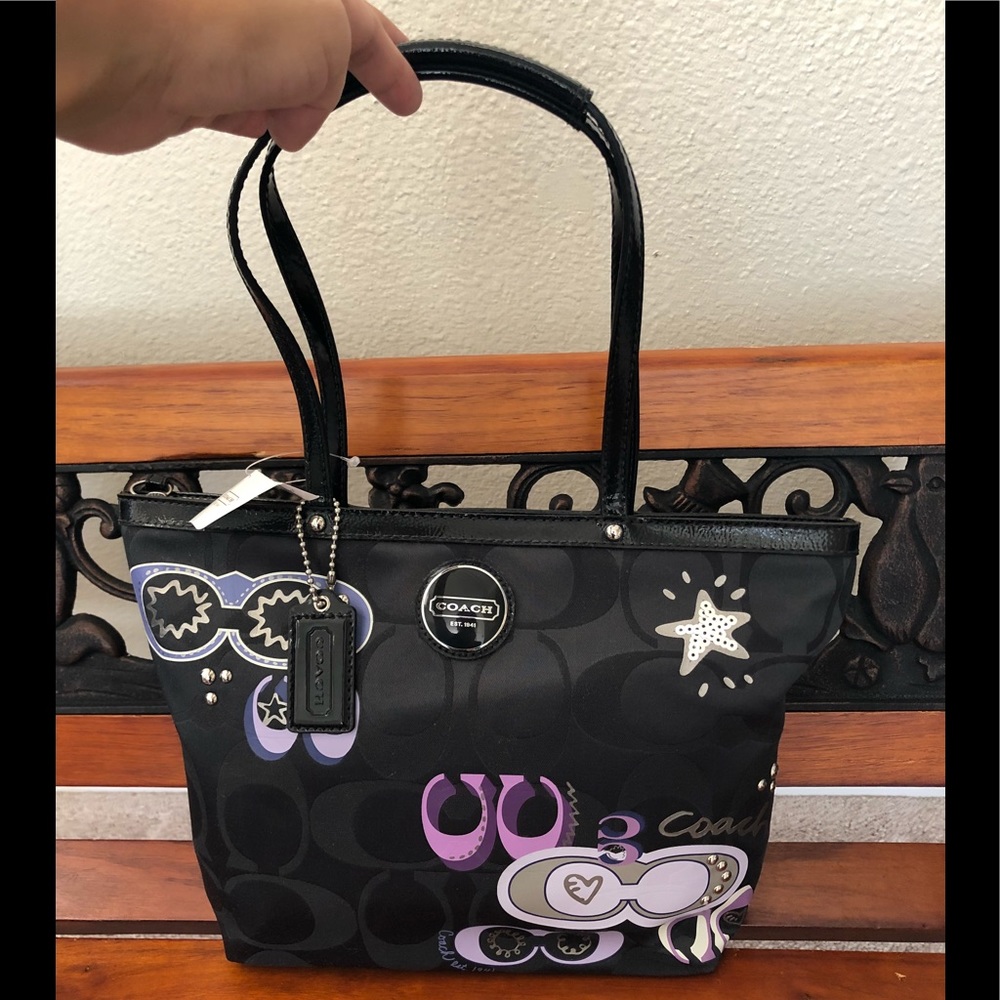Black COACH Tote